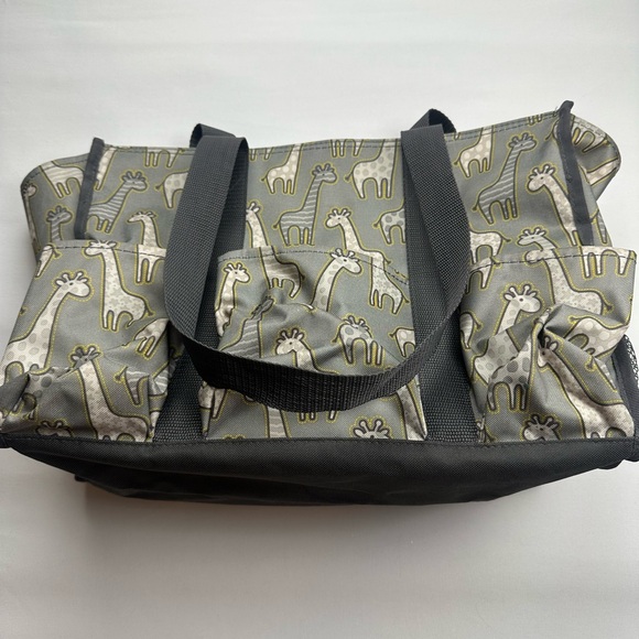 Thirty-one Giraffe Print Tote Bag. Like new - Picture 1 of 12